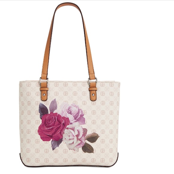 Giani Bernini Handbags - Giani Bernini Signature Rose Tote Shoulder Bag